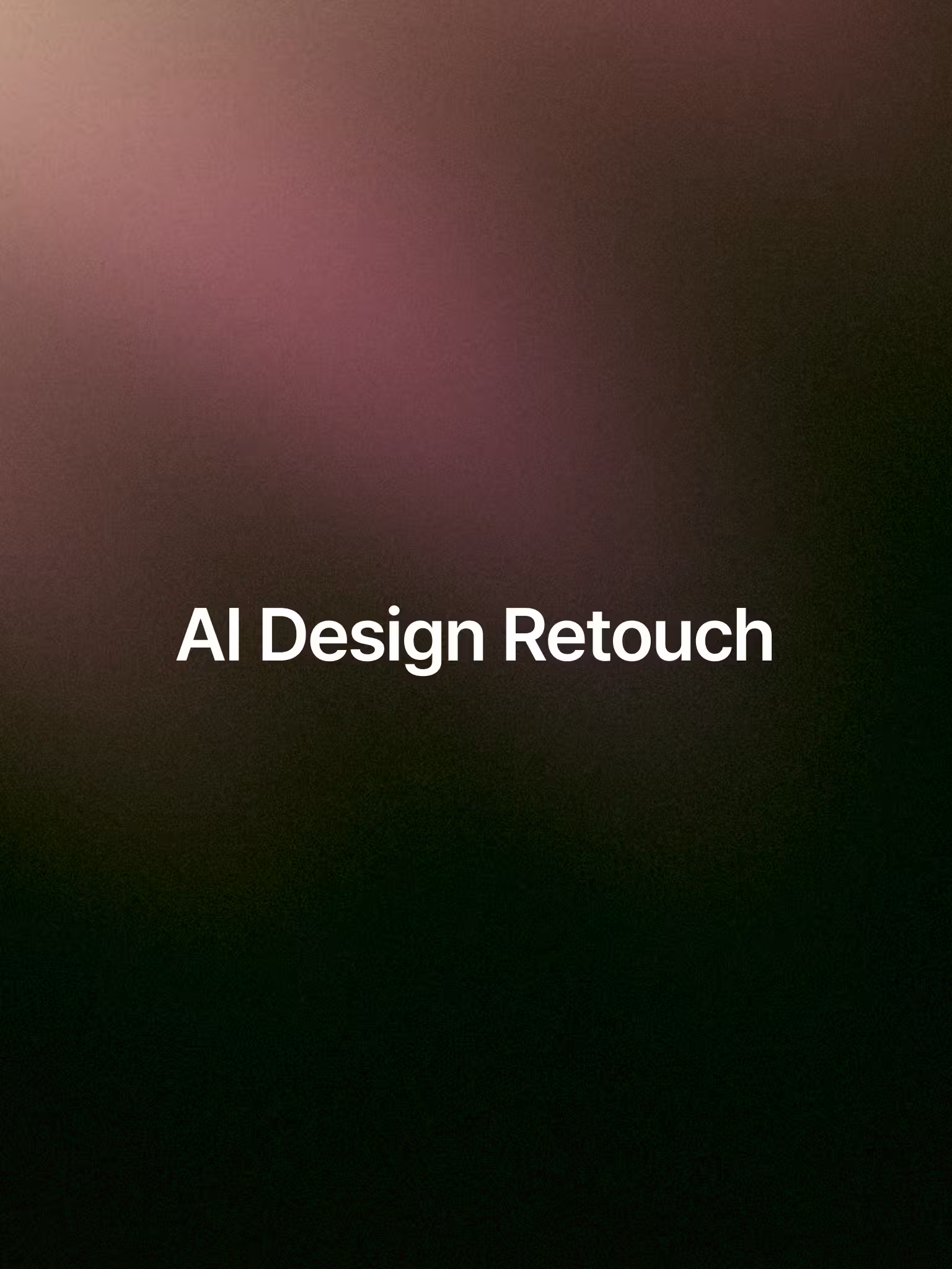 AI Design Retouch