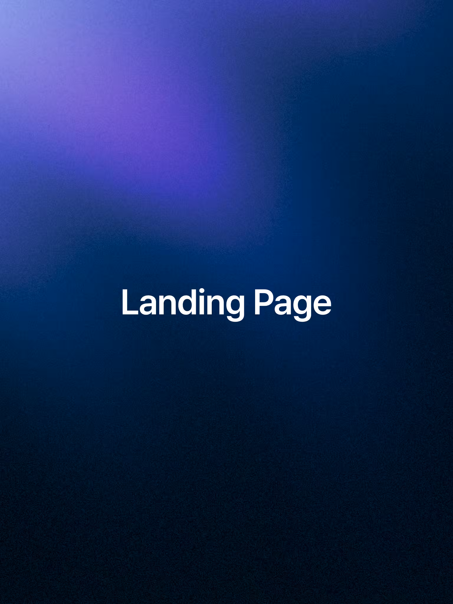 Landing Page
